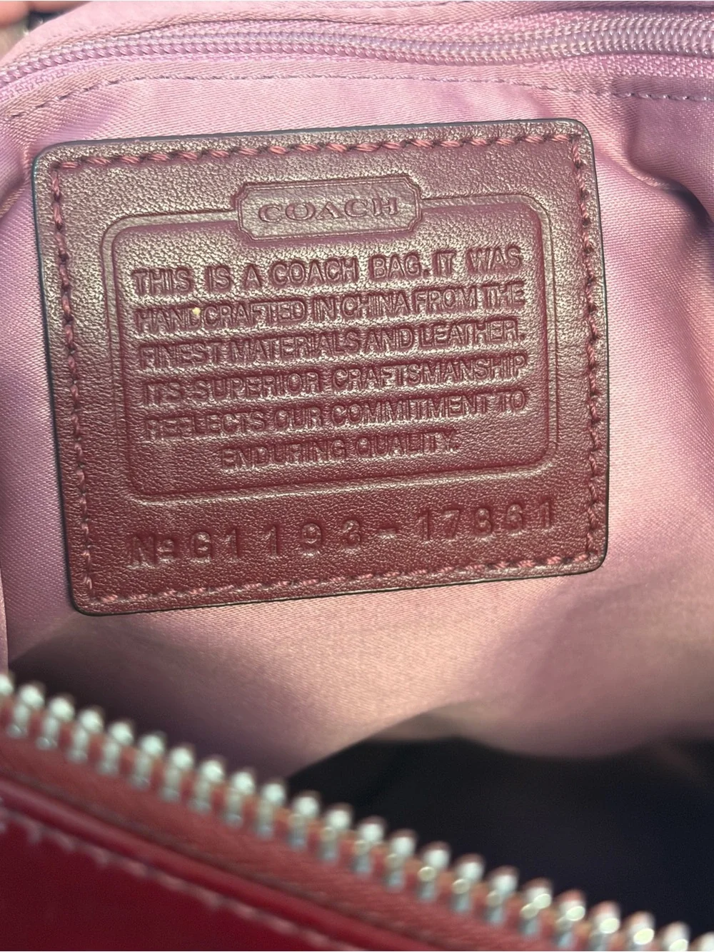 Coach Burgundy Patent Leather Shoulder Bag Y2K SoHo